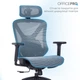 Крісло офісне OfficePro Atlas OC630-B-DG-DG Black/Dark Gray - изображение 3