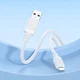Кабель BOROFONE BX115 Lotto silicone charging data cable USB to Lightning 1m 2.4A White (6941991119637) - зображення 4