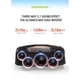 Портативна колонка Bluetooth HOPESTAR A60 RGB з мікрофоном 100W, 18000mAh Чорна - зображення 2