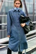 Джинсова сукня COS oversized waisted denim shirt dress 1201874001 38 Синій - изображение 7