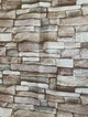 3D самоклеючі панелі під камінь / цеглу 70×100 см, декоративні шпалери для стін - изображение 3