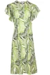 Жіноча лляна сукня з V-подібним вирізом LadyLike 50 Зелений (ll2214157847441) - изображение 3