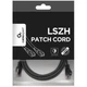Патч-корд 5м S/FTP Cat 6A CU LSZH black Cablexpert (PP6A-LSZHCU-BK-5M) - зображення 4