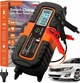 Зарядний пристрій Zenwire JMD-6S 6V/12V 6A з LCD дисплеєм, інтелектуальна зарядка для автомобільних АКБ AGM GEL WET з функцією відновлення - изображение 1