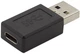 Перехідник i-tec USB 3.0/3.1 to USB-C Adapter Black (C31TYPEA) - зображення 1