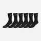 Набор женских носков высоких хлопковых Nike U NK ED PLS CSH CRW 132 SX6897-010 34-38 6 пар Черный (193658363617) - изображение 2