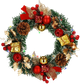 Wianek świąteczny Springos CA1318 ozdoba na drzwi 30 cm (5907719466132) - obraz 1