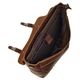 Портфель мягкий кожаный BUFFALO BAGS M2009R коричневый нубук - изображение 6