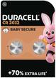 Батарейка Duracell CR2032 Lithium 3v (2 шт.) - зображення 1