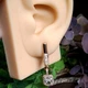 Серьги Xuping Jewelry длина 3.6см ширина 9мм медицинское золото позолота 18К с1653 - изображение 4