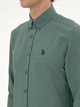 Рубашка мужская U.S. Polo Assn G081SZ004-000-2348254(Koyu Yeşil) L Зеленая (8683859553440) - изображение 5