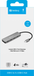 USB-хаб Sandberg USB-C to 4 x USB-C Silver (5705730136412) - зображення 3