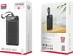 УМБ XO PR157 PD20W / QC22.5W + LED Lamp 40000 mAh Black (BC_714799) - зображення 7