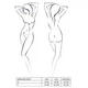 Ажурное боди чёрный цвет AZALIA BODY XXL/XXXL Passion - изображение 4