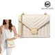 Женская сумка Michael Kors Whitney Medium Quilted Shoulder Bag (кремовая) - изображение 2