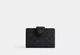 Жіночий гаманець Coach Medium Corner Zip Wallet In Signature Canvas (чорний) - зображення 3