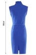 Жіночий сарафан з рюшею та поясом LadyLike 44 Синій (ll2212920067386) - зображення 5