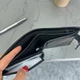 Кошелек мужской натуральная кожа компактный с монетницей черный - изображение 4