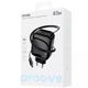 СЗУ Proove Fixtape GaN 65W (1USB-C) + выдвижной кабель Type-C Black - изображение 4