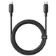 Дата кабель Baseus Silky Series OS Fast Charging Type-C to Type-C 100W (1m) (P10377704) Cluster Black - зображення 2