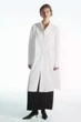 Сукня жіноча COS oversized grandad-collar shirt dress 1214129001 36 Білий - изображение 1