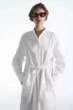 Сукня жіноча COS oversized grandad-collar shirt dress 1214129001 36 Білий - изображение 3