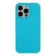Противоударный Чехол Silicone Case Full Size (AA) для iPhone 13 Pro Max 16.Blue - изображение 1