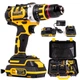 Шуруповерт TigerKraft GX13 PRO аккумуляторный бесщеточный ударный (21V 5 Ah) с металлическим патроном 13 мм - изображение 1