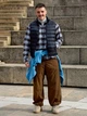 Толстовка на флисе мужская Uniqlo 829372413 XL Голубая (1159851078) - изображение 4