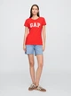 Футболка бавовняна довга жіноча GAP 224160815 L Червона (1159851005) - зображення 3