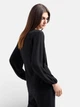 Блузка женская Armani Exchange 697964335 M Черная (1159851016) - изображение 2
