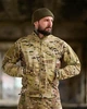 Легка куртка Yeren Hunter FZ Gen2 Softshell Мультикам з флісом Cocona 375 вітронепроникна L - зображення 4