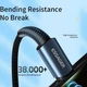 Кабель Essager Type-C до Type-C швидке заряджання 100W 1м Blue (EXCTT1-CG03) - зображення 10