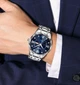 Наручний годинник Skmei 9369SIBU Silver-Blue синій циферблат - зображення 3