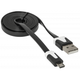 Кабель USB 2.0 AM-micro BM, 1.0 м, USB08-03T чорний Defender - изображение 2