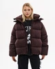 Женская зимняя куртка Tur Wear Хлоя утепленная синтепухом шоколадная размер S-M - изображение 1