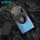 Аккумуляторная мужская электробритва VGR V-377 Blue Edition для бритья бороды и усов шейвер для идеальной гладкости - изображение 2