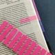 Полупрозрачные пластиковые стикеры для книг, 200 штук, однотонные стикеры-закладки, стикеры для книг и блокнотов, липкие закладки. з-201 - изображение 2