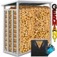 Металлическая дровница KESSER 3,3 м³ 188x70x183 см Серая - изображение 1