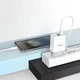 Зарядний пристрій Hoco C80A 20W PD QC3.0 Type-C + USB-A з кабелем USB-C to USB-C 1м, комплект швидкої зарядки - зображення 4