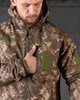 Куртка SoftShell з капюшоном на синтепоні піксель розмір S - зображення 5