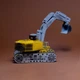 Коллекционная модель-конструктор Metal Time Tireless Digger Механическая модель экскаватора (MT043) - изображение 14