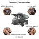 Коллекционная модель-конструктор Metal Time Quarry Transporter Механический карьерный самосвал (MT014) - изображение 13