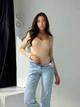 Боді з декольте, та з PUSH-UP, мод ОСІП - 708, беж, 42-44 - изображение 1