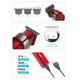 Тример акумуляторний VGR V-987 RED, 3 насадки, LED-дисплей - зображення 4