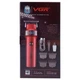 Тример акумуляторний VGR V-987 RED, 3 насадки, LED-дисплей - зображення 6