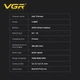 Триммер аккумуляторный VGR V-885T GOLD, 4 насадки, LED дисплей - изображение 2
