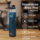 Под-система электронная сигарета Vaporesso XROS PRO подик на 1200 мАч Blue Pod система до 30 Вт 0.6 Ом синяя со сменным картриджем - изображение 7