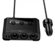 Автомобільний адаптер Hoco Z64 (розгалужувач, цифровий дисплей, 2 USB-A, 2 USB Type-C, 12V/24V, 3 гнізда прикурювача) - Чорний - зображення 4