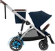 Прогулянкова коляска Cybex e-Gazelle S Ocean Blue Gold (4063846465903) - зображення 12